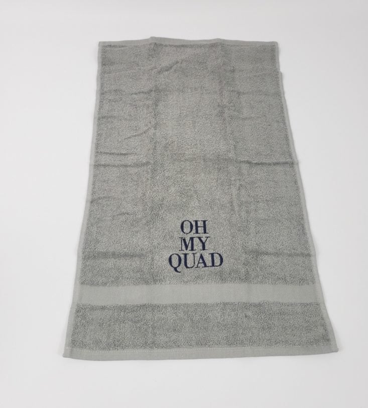 Eat Train Cleanse February 2019 - Oh My Quad Towel 3 Front