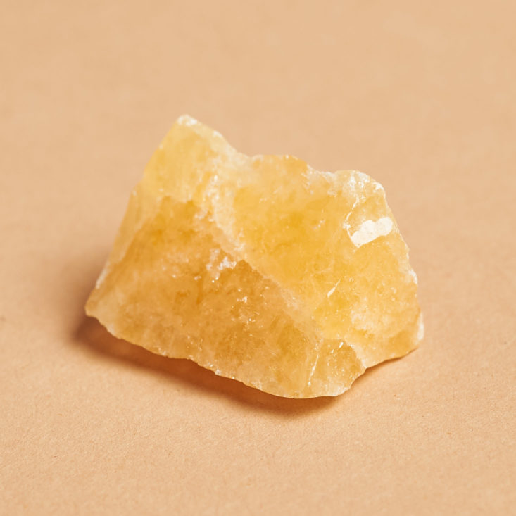Enchanted Crystal March 2019 orange calcite