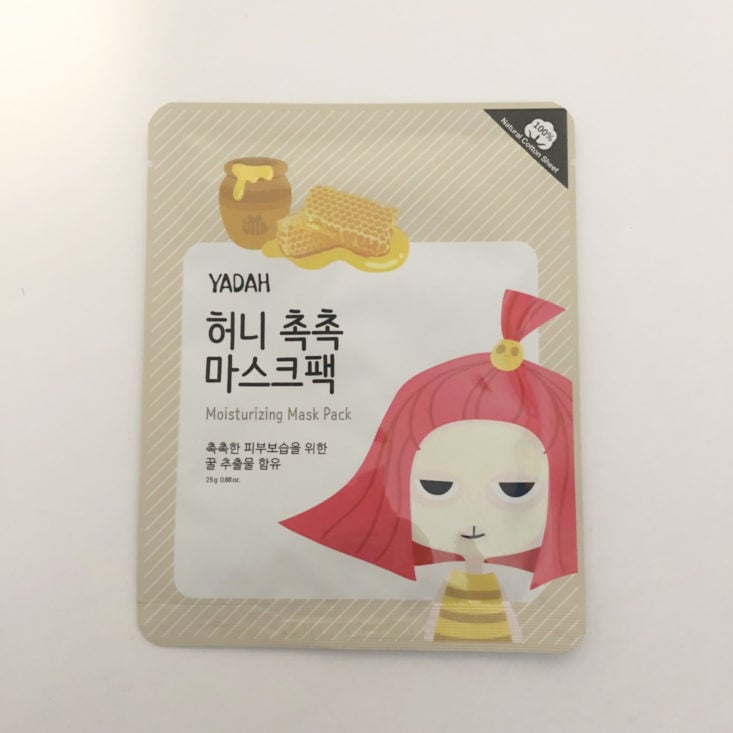 Facetory 4 Ever Fresh Review March 2019 - Yadah Moisturizing Honey Mask 1 Top