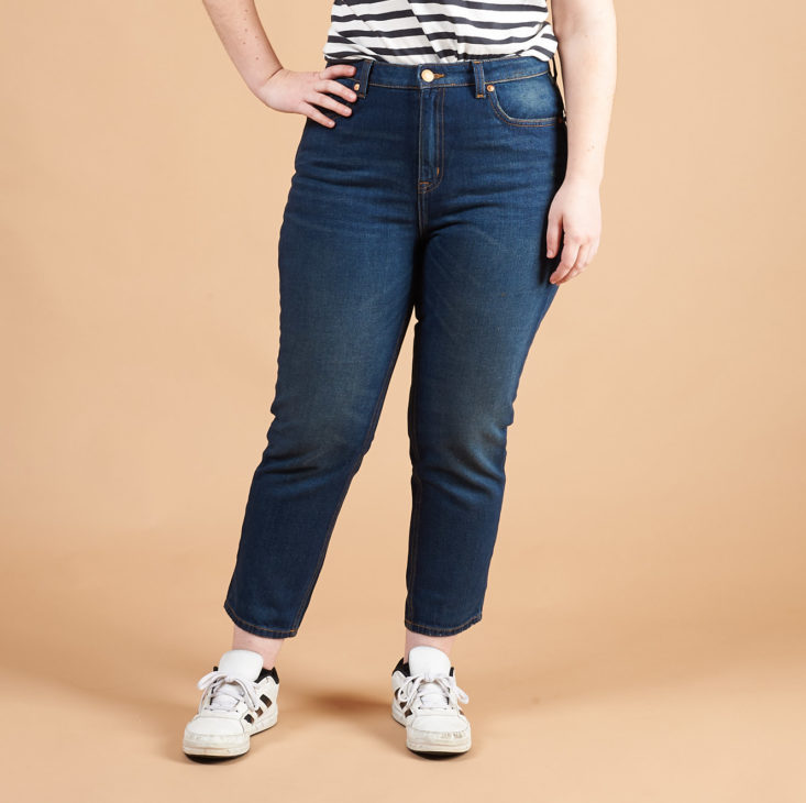Frank and Oak March 2019 tee and jeans