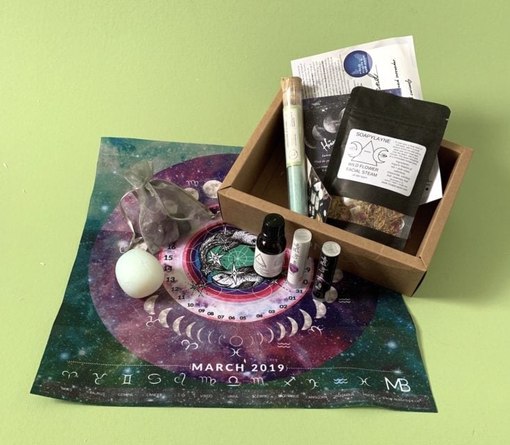 Gaia Moon Box March 2019 - All Contents