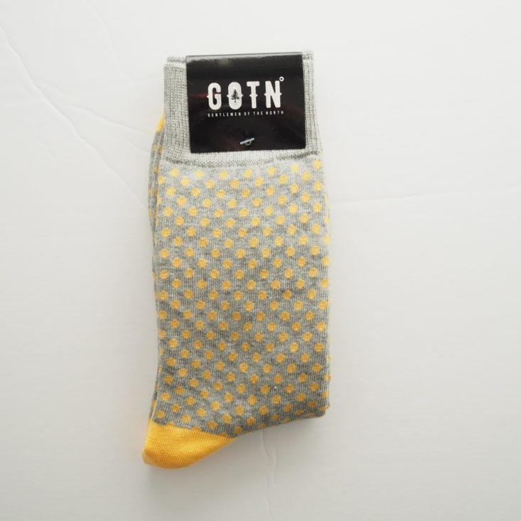 Gentlemans Box March 2019 - GOTN Socks Front