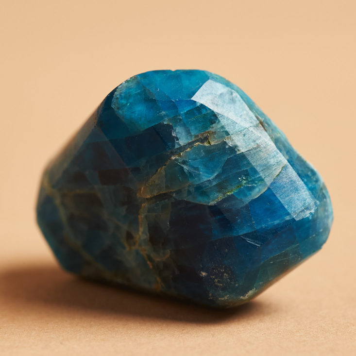 Goddess Provisions March 2019 blue apatite back