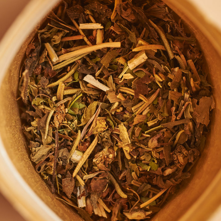 Goddess Provisions March 2019 tea detail