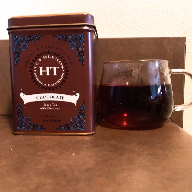 Harney & Sons Review February 2019 - Chocolate Tea Tin 4 In Cup Front