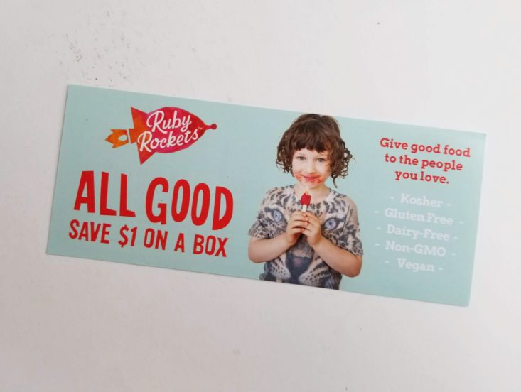 Healthy Living Kids Snack Box March 2019 coupon