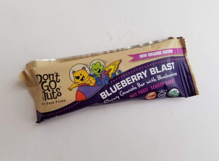 Healthy Living Kids Snack Box March 2019 Don't Go Nuts bar