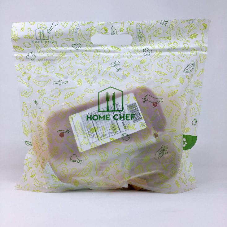 Home Chef Subscription Box Review March 2019 - Chowder Bag Back