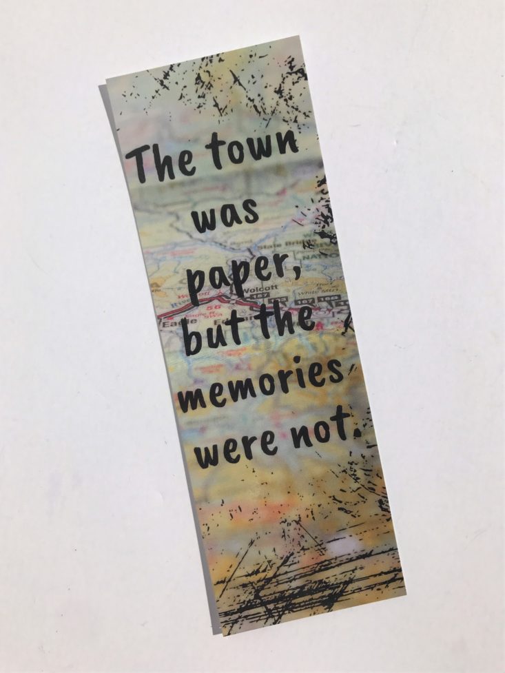 Ignite English Review March 2019 - Paper Towns Bookmark Top