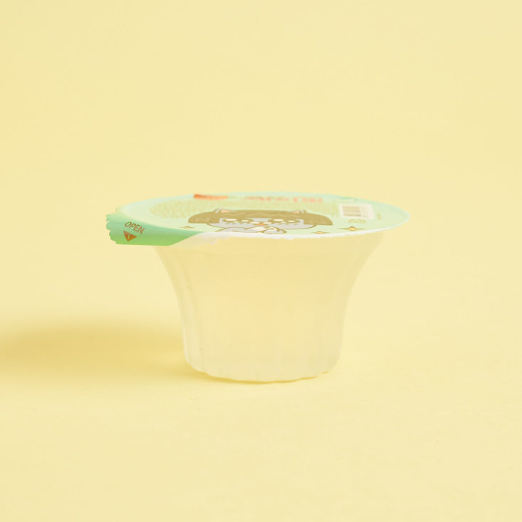 Korean Snack Box kitty gel cup side