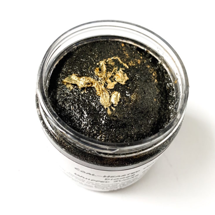 Lavish Bath Box February 2019 - Organicare Coal-Hearted Gold Digger Scrub 2