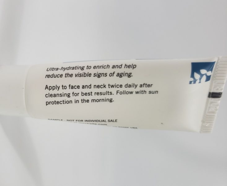 LuckyVitamin Deluxe Sample Edition Beauty Bag March 2019 - MyChelle Dermaceuticals Deep Repair Face Cream Back
