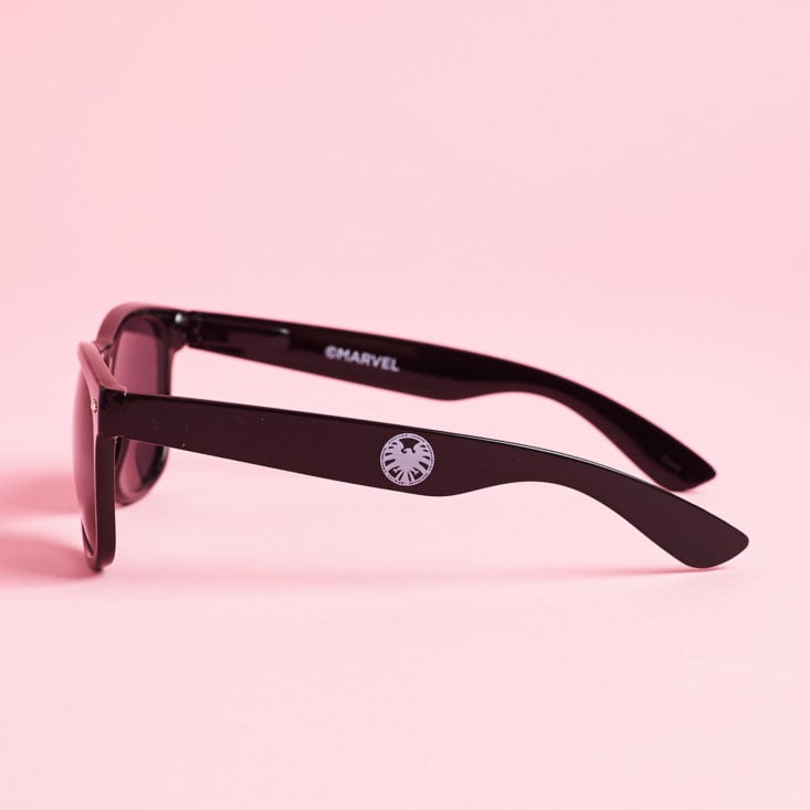 Marvel Gear and Goods January 2019 sunglasses side