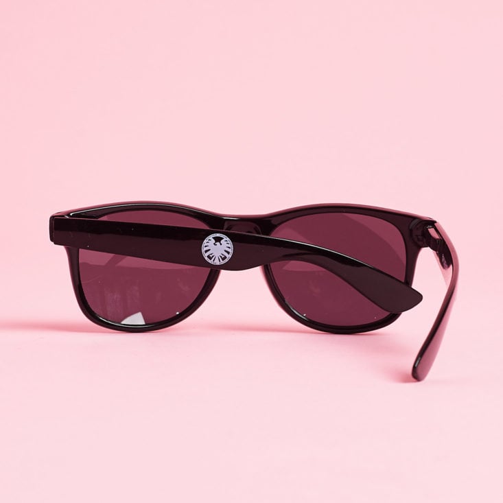 Marvel Gear and Goods January 2019 sunglasses back