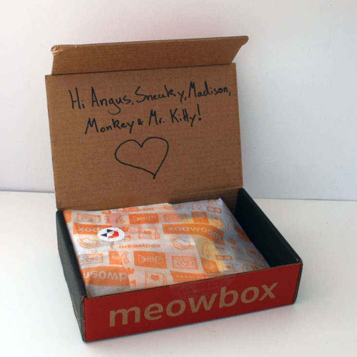 Meowbox March 2019 - Inside Front