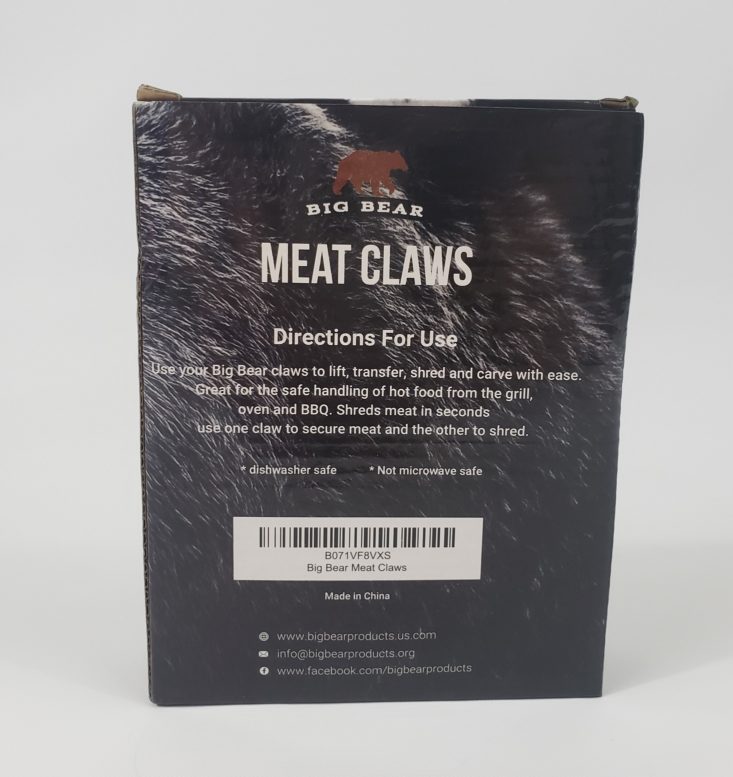 Mini Mystery Box by Jamminbutter March 2019 - Big Bear Meat Claws 2