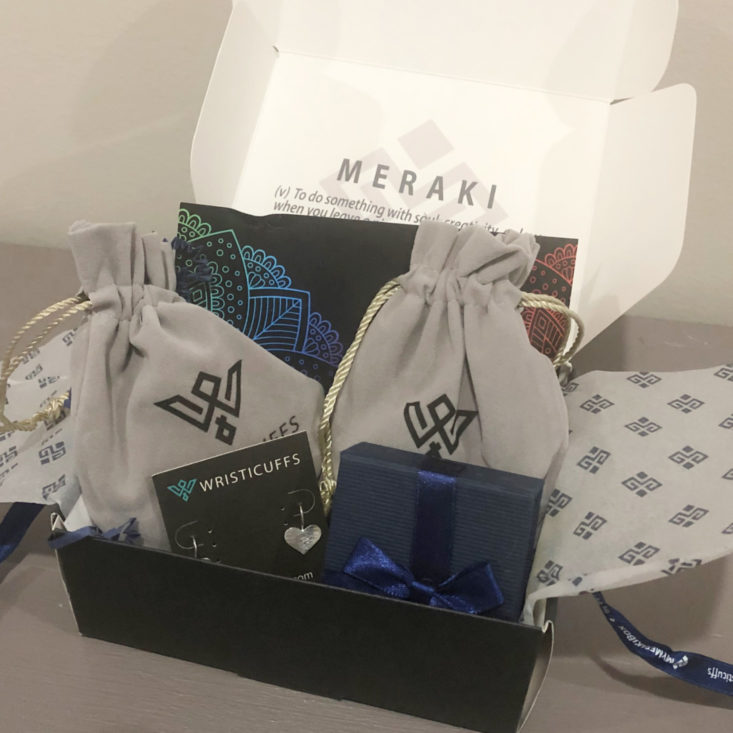 My Meraki Box February 2019 - Box Open All Contents Top