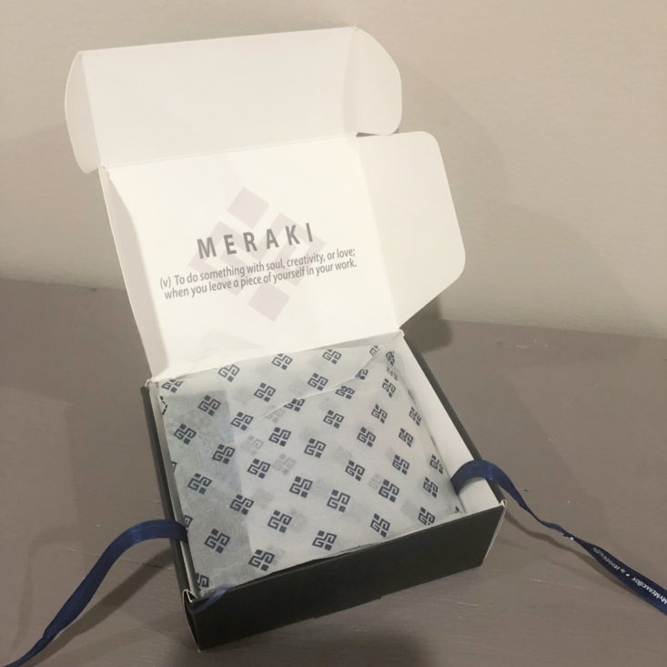 My Meraki Box February 2019 - Box Open Top 2