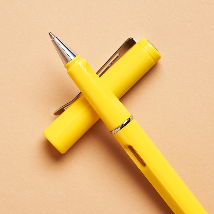 Postmarkd Studio March 2019 yellow pen tip