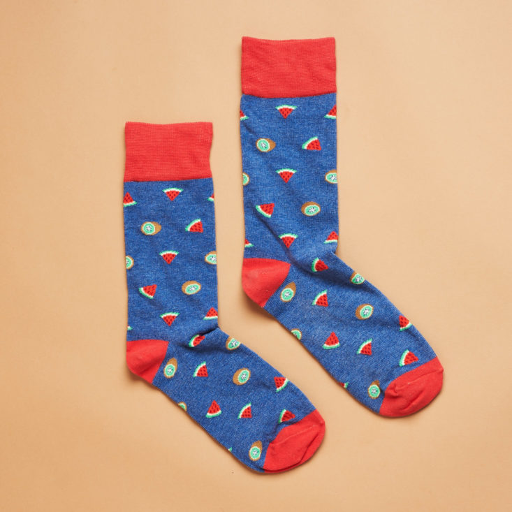 Society Socks March 2019 fruit socks