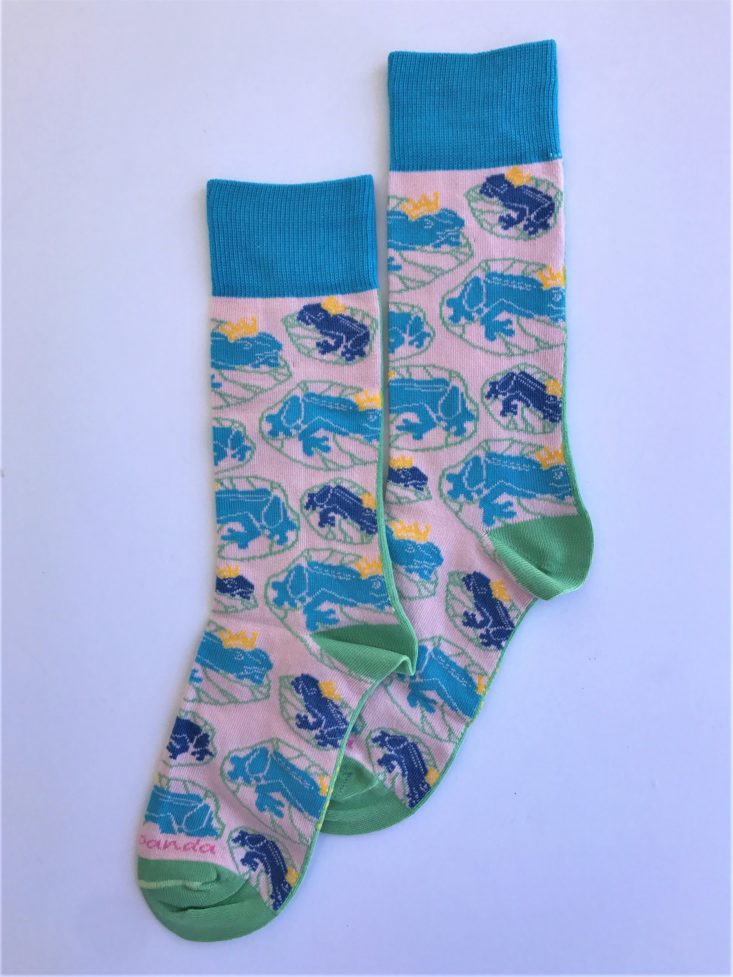 Sock Panda For Women March 2019 - Mini Frog Prince Socks Side