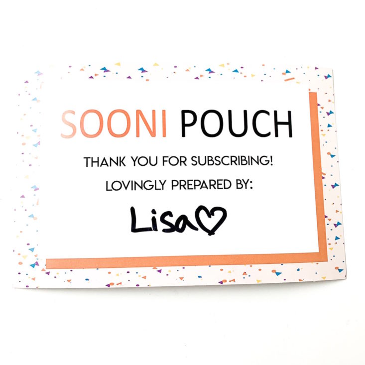 Sooni Mini Pouch Review March 2019 - Prepared By Lisa Top