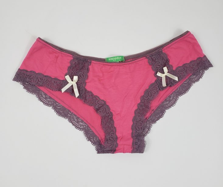 Splendies February 2019 - Pink Laced Low-Rise Panty, Large Front