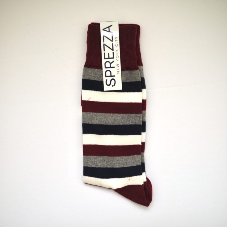 SprezzaBox February 2019 - Sprezza Socks Front