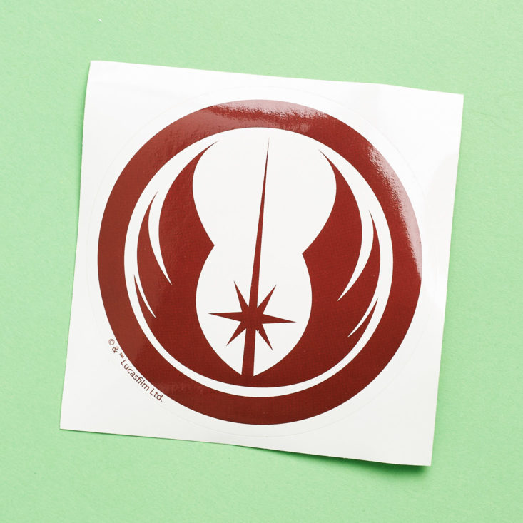Star Wars Smuggler_s Bounty February 2019 sticker
