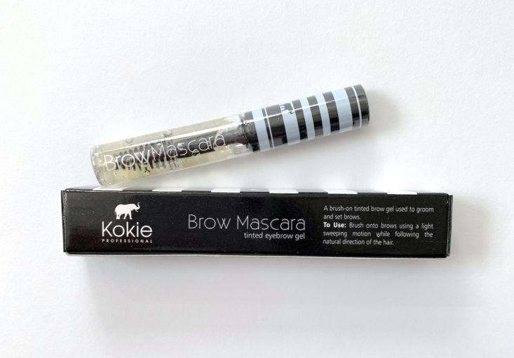 Sweet Sparkle Review March 2019 - Kokie Brow Mascara Top