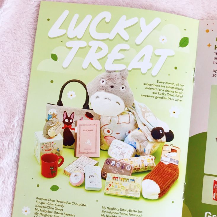 Tokyo Treat March 2019 - Booklet Lucky Treat