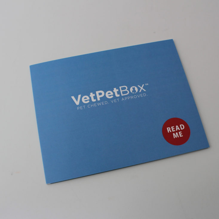 Vet Pet Box Dog March 2019 - Education Brochure Front