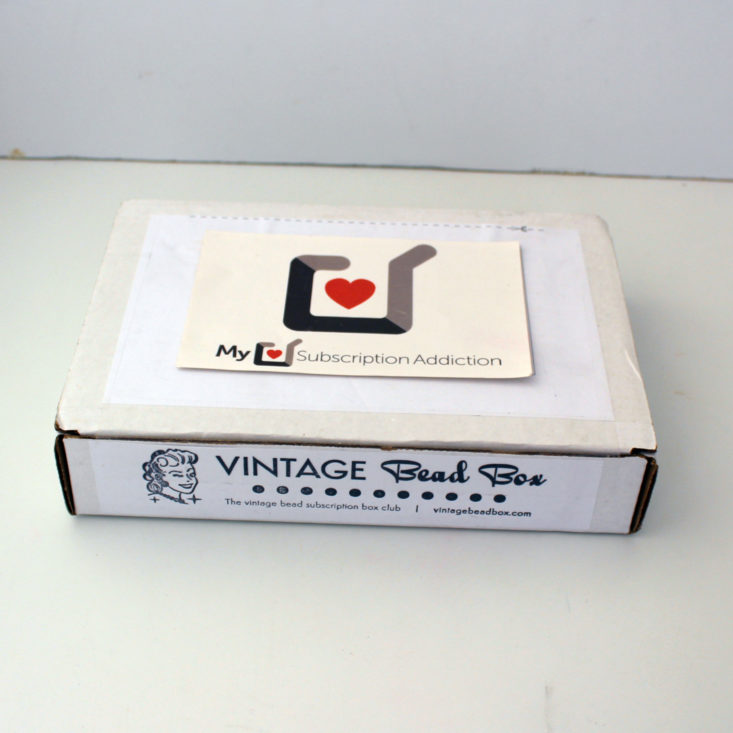 Vintage Bead Box March 2019 - Closed Box Front
