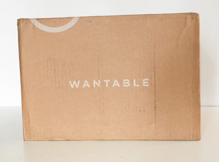 Wantable Fitness Edit Subscription Review February 2019 - Box Closed Front