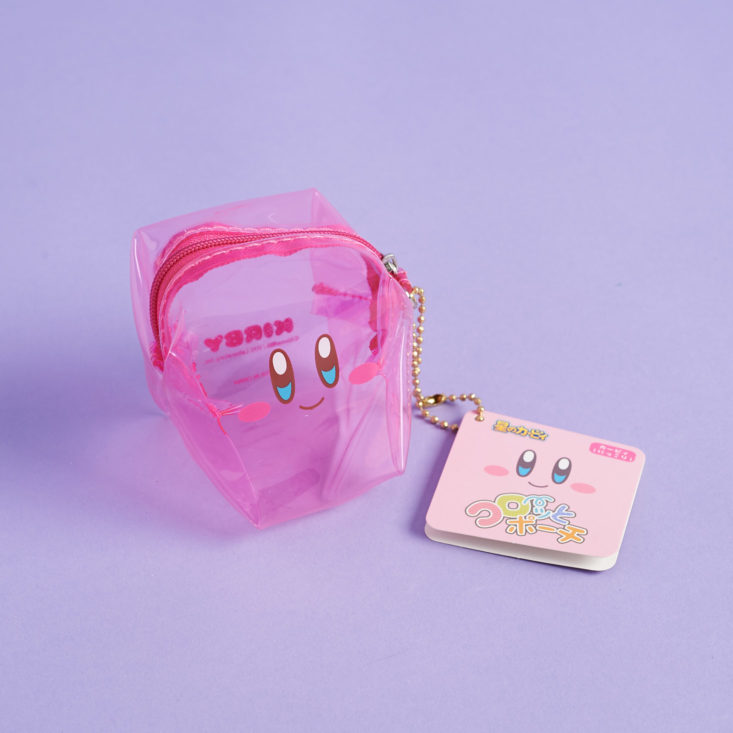 YumeTwins February 2019 kirby pouch with info tag