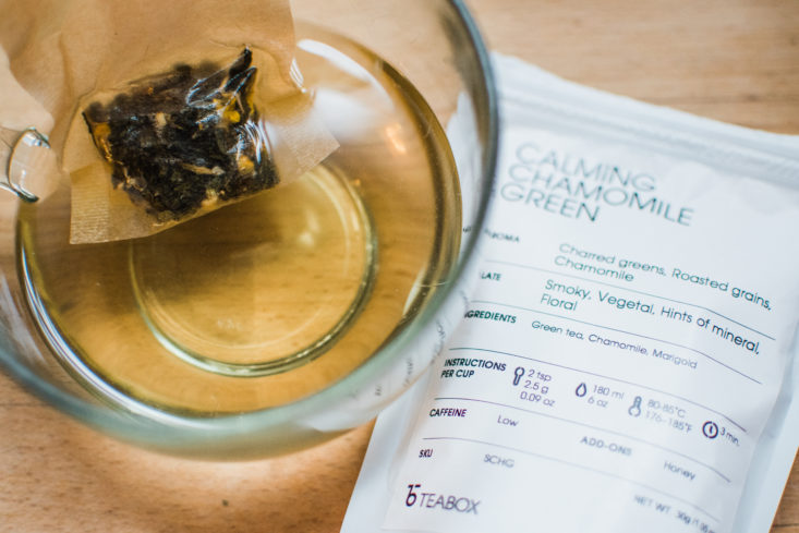 Teabox March 2019 calming brewed