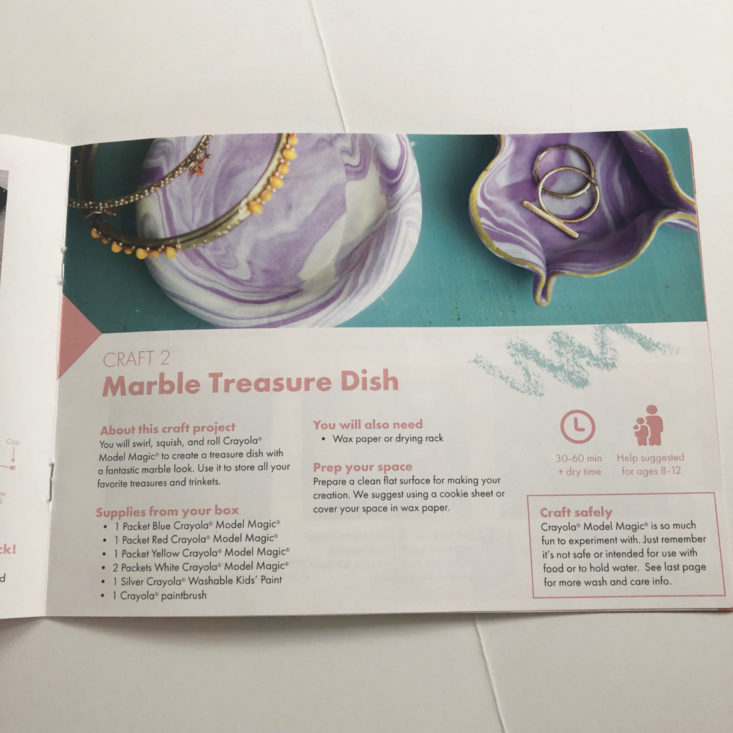 11 Crayola® CIY Box “Marble Madness” March 2019 - Instruction Booklet