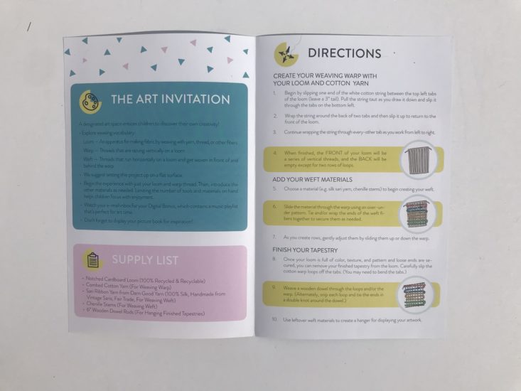 29 KidArt Lit April 2019 - Deluxe Art Kit Instructions Middle