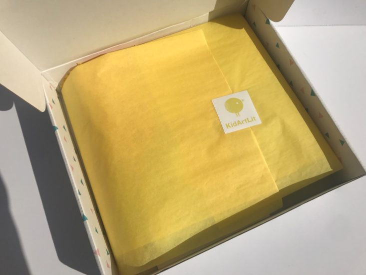 4 KidArt Lit April 2019 - Opened Box With Tissue