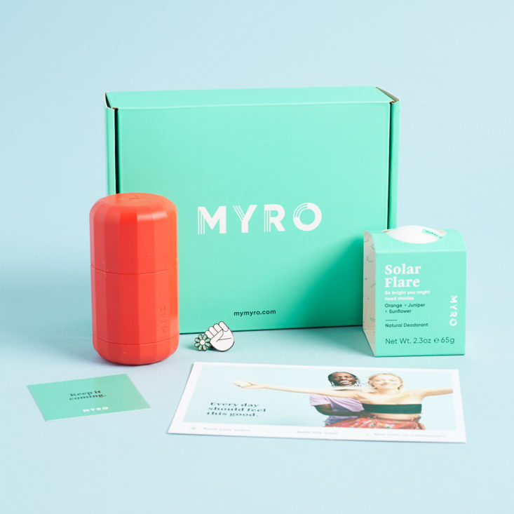 Bombay and Cedar April 2019 review myro box all contents