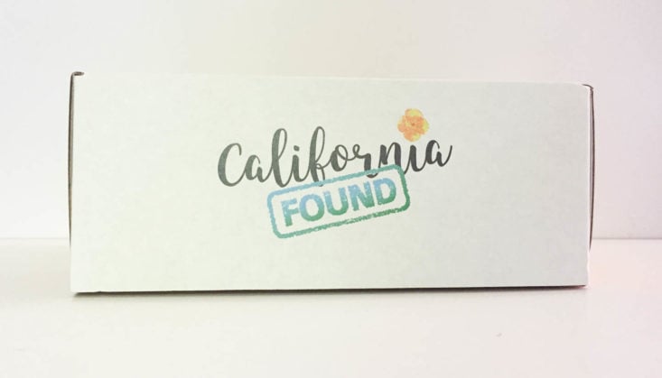 California Found Subscription Box Review April 2019 - Closed Box Front