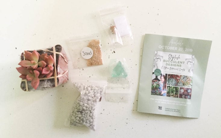 California Found Subscription Box Review April 2019 - DIY Meditative Terrarium by In Succulent Love 2 Group Shot Top