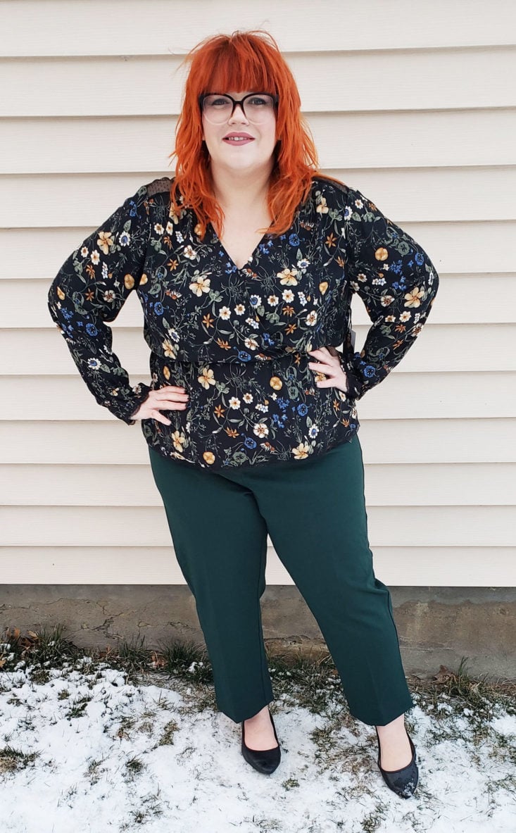Dia and Co February 2019 - Beth Woven Blous Front