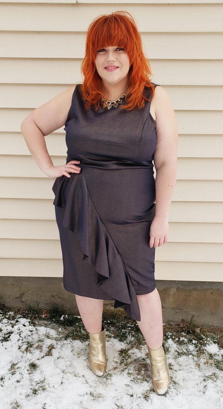 Dia and Co February 2019 - Ruffle Dress Front