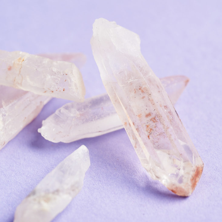 Enchanted Crystal April 2019 madagascar star quartz detail