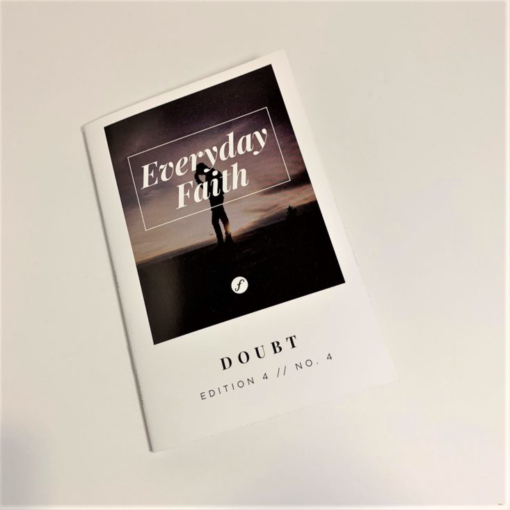 Faithbox “Doubt” March 2019 - Everyday Faith 1