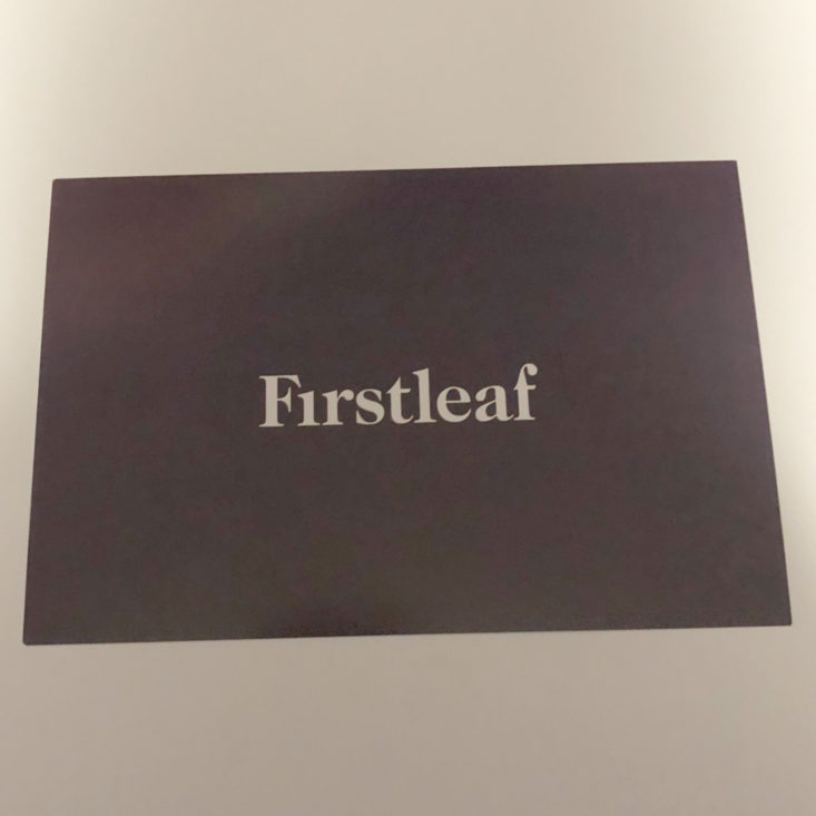Firstleaf Wine Subscription March 2019 Review - Referral Coupon Front Top