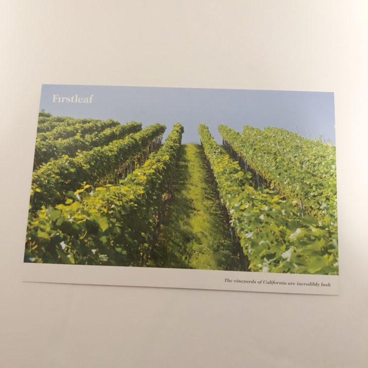 Firstleaf Wine Subscription Review April 2019 - 2016 Iron Arrow Red Blend Card Front Top