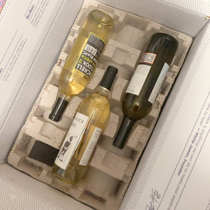Firstleaf Wine Subscription Review April 2019 - Box Open 2 Top