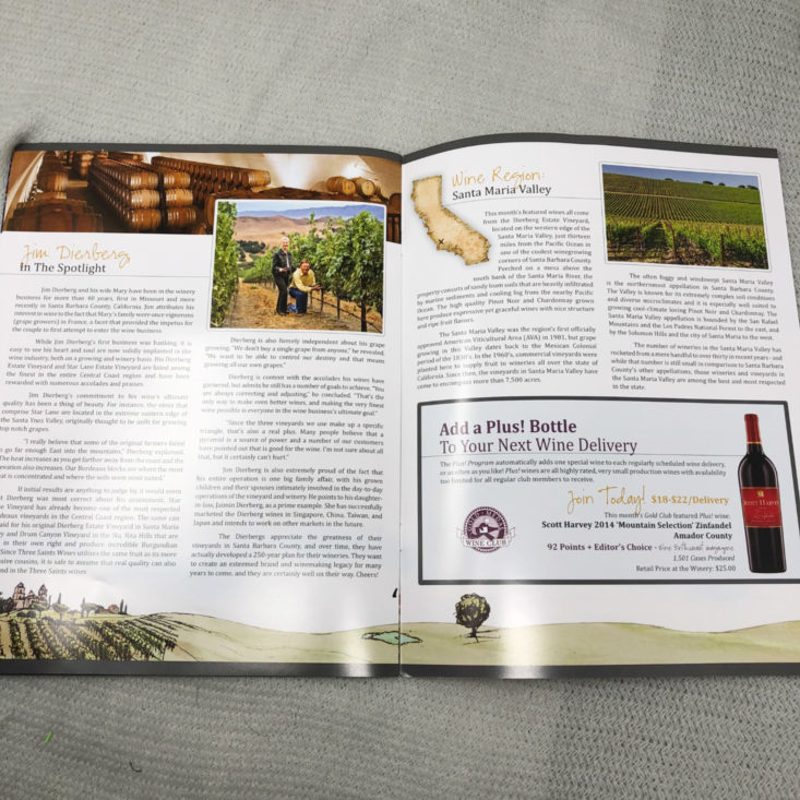 Gold Medal Wine Club April 2019 - The Wine Press Open Brochure Top 2